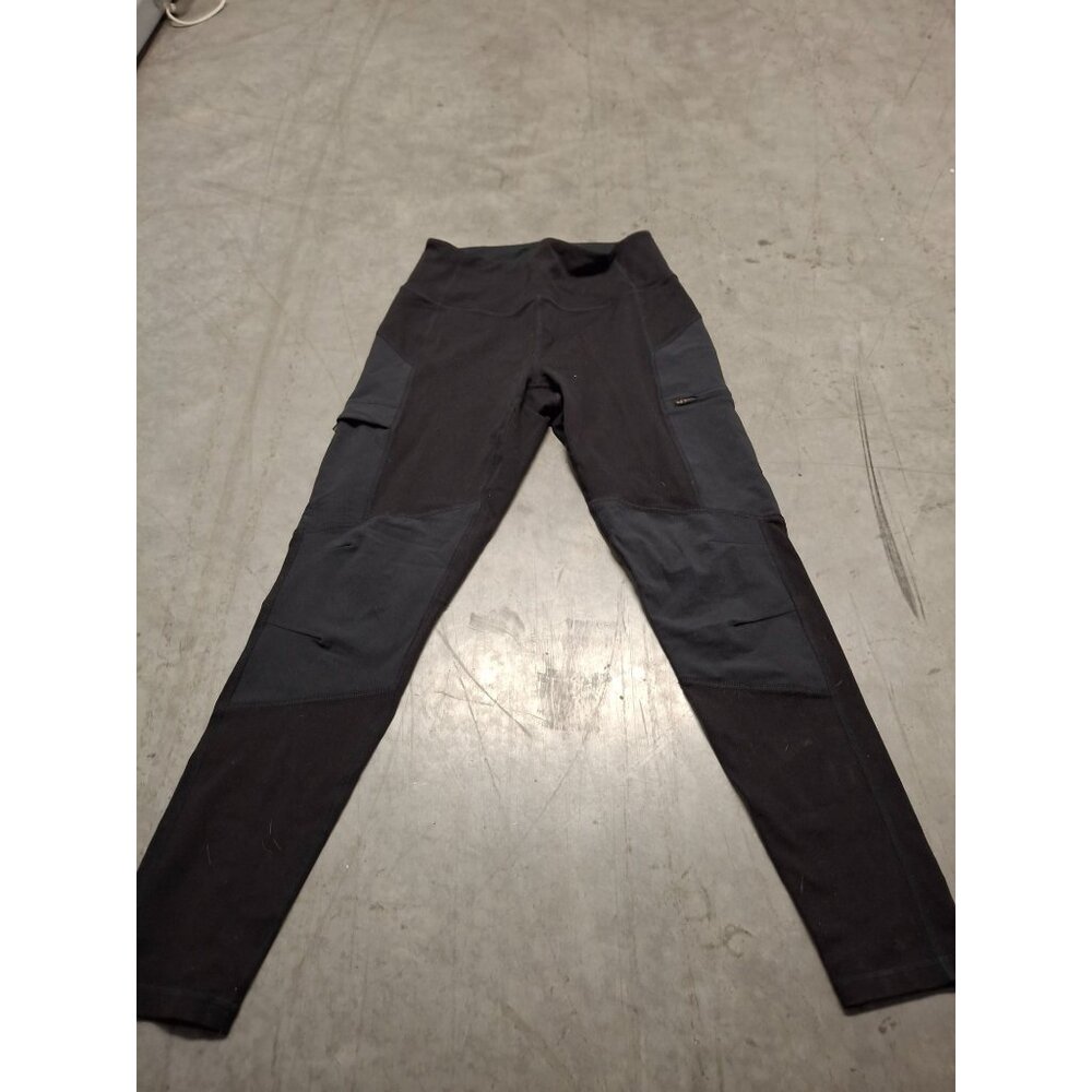 PrAna Womens Black Nylon & Elastane Leggings Size M Hiking Yoga Biking